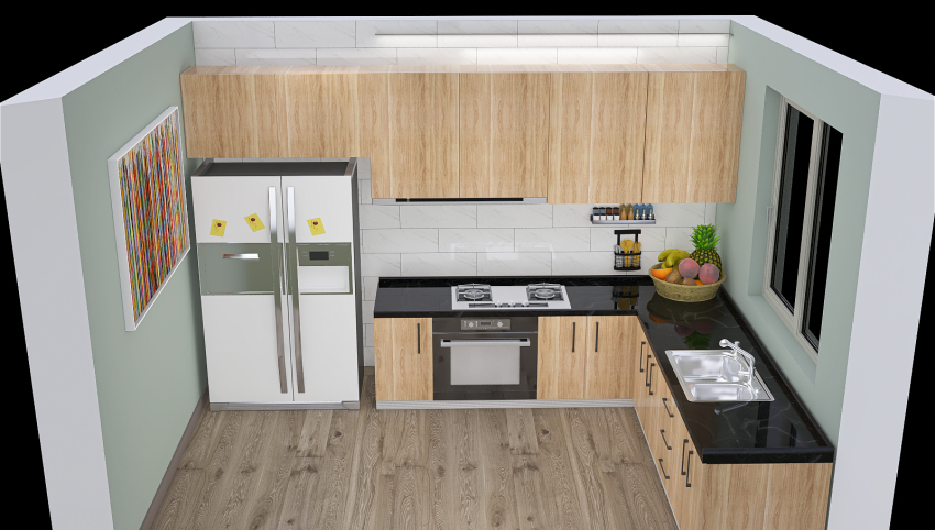 Small Kitchen 3d design picture 13.74