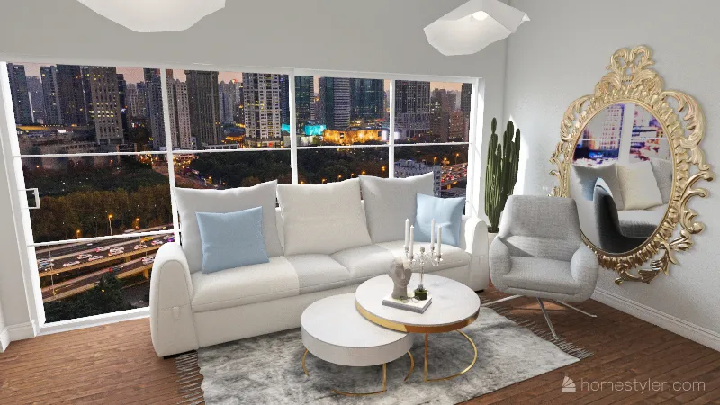 NYC Apartment 3d design renderings