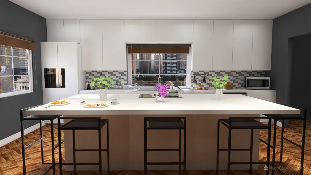 ADF - Dream Kitchen 3d design renderings