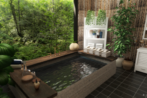 2 bedroom villa with pool.. Design Rendering