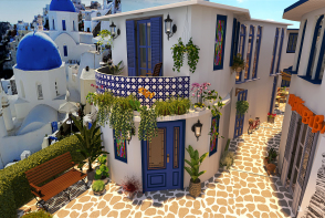 Costal Mediterranean StyleOther Greece as I dream Design Rendering
