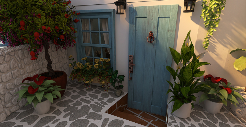 Greece as I dream Interior Design Render