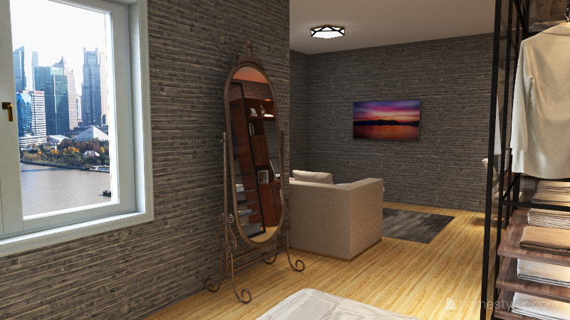 Small bedroom 3d design renderings