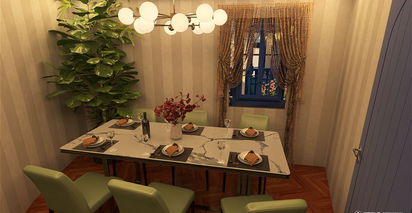 Greece as I dream Interior Design Render