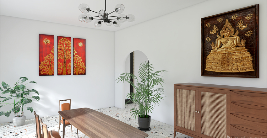 New_10x15m house plan Interior Design Render