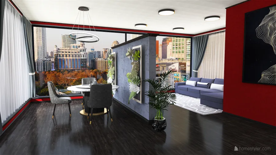 penthouse 3d design renderings