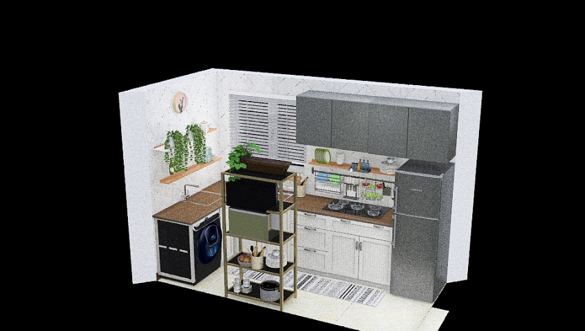 Cozinha do AP 201 - Conquista Lagoa - Bl 3 3d design picture 8.28
