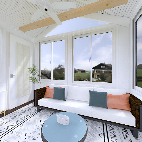 Gardner Sunroom 3d design renderings