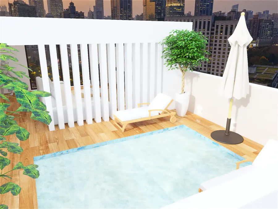 Luxury mini apartment 3d design renderings