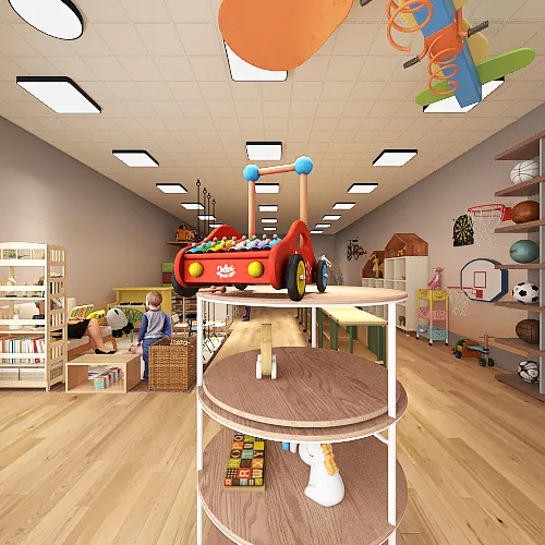 Loja de Brinquedos do Norton 3d design renderings