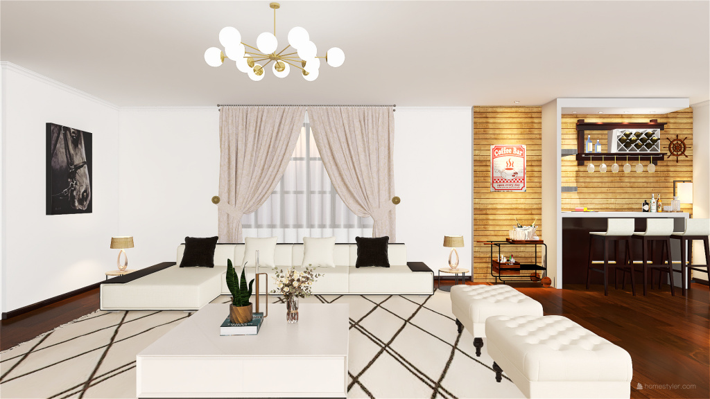 Casa rustica 3d design renderings
