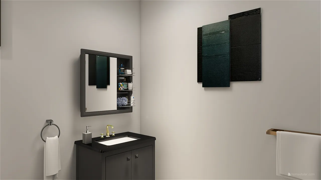 Bathroom Makeover 3d design renderings