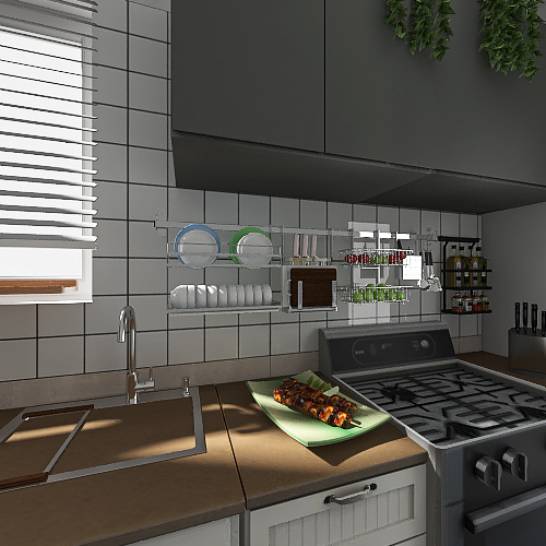 Cozinha 3 Design Rendering