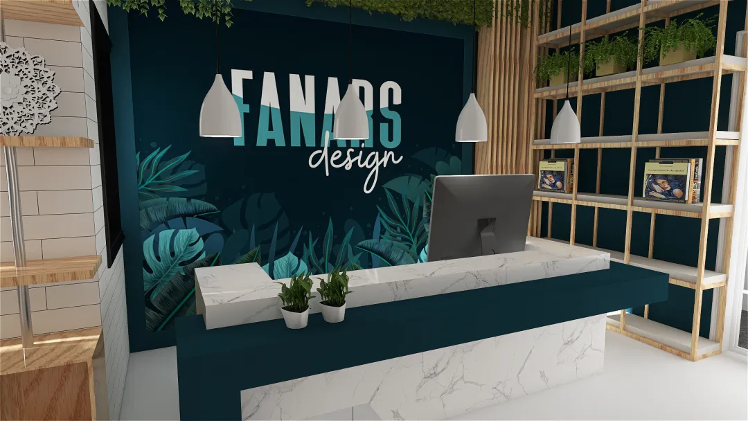Fanars minimal 3d design renderings