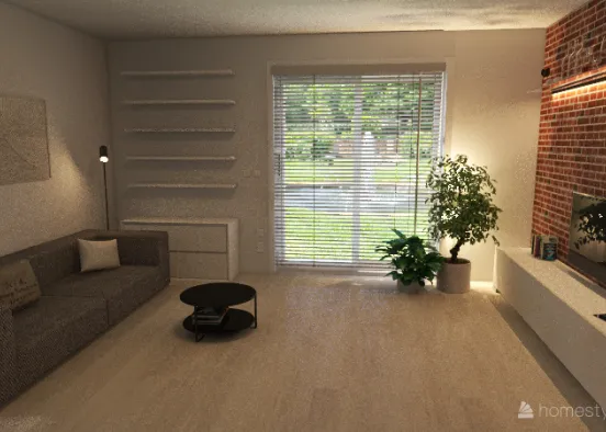 Brezina living room ROVNA Design Rendering