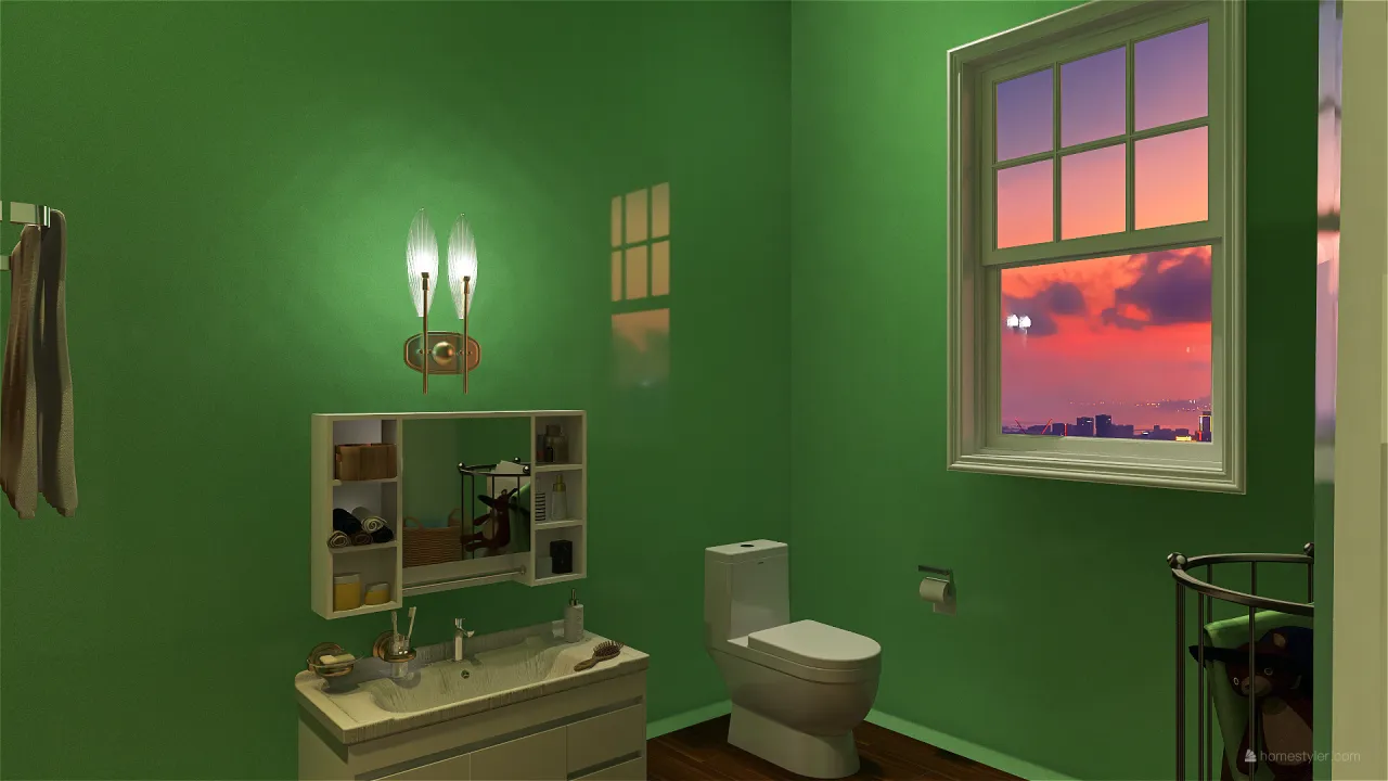 Bathroom 3d design renderings