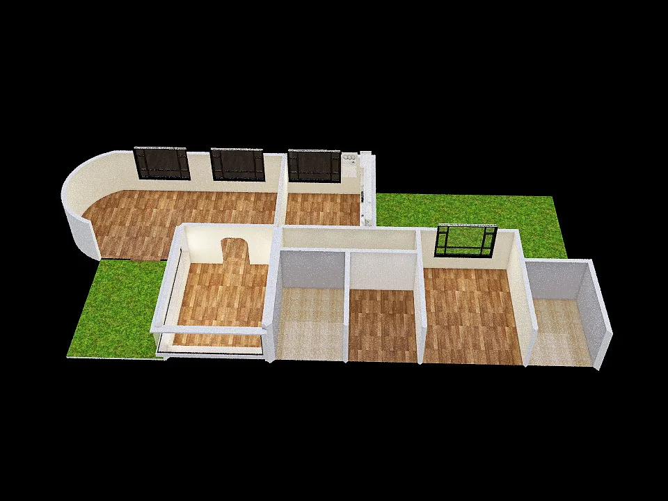 Ecología Casa Sustentable 3d design renderings