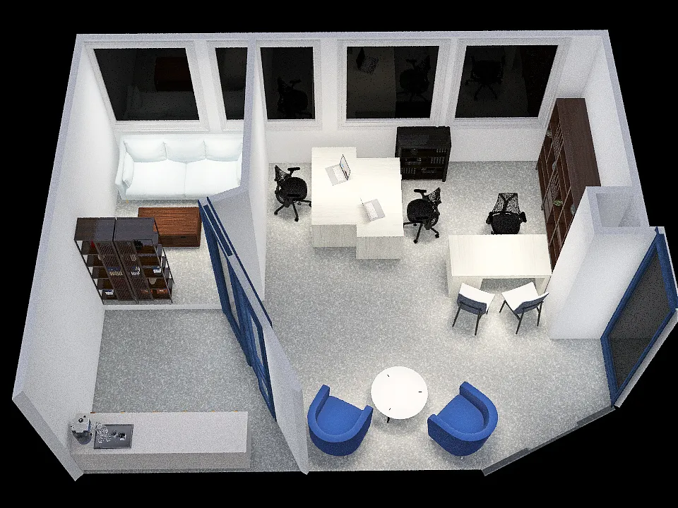 TUrPK Office 3d design renderings
