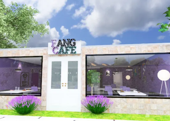 Fang Cafe Design Rendering