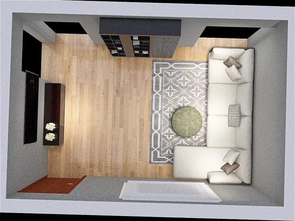 Chau.V - Livingroom 3d design renderings