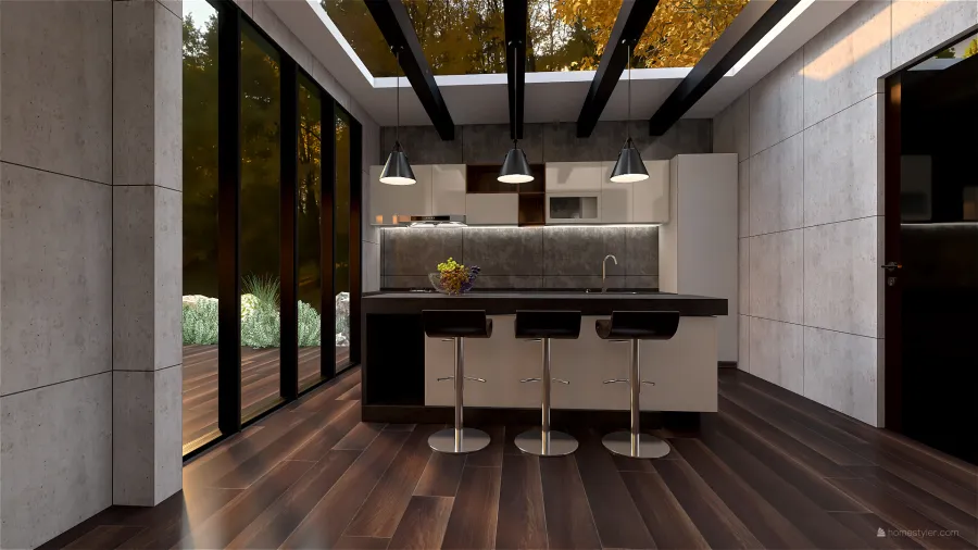 Industrial Black WarmTones ColorScemeOther Outdoor 3d design renderings