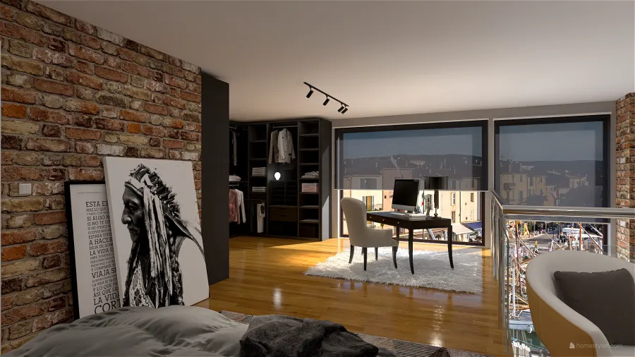 modem apartment 3d design renderings