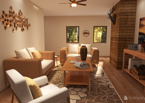 College Country Apartment Design Rendering