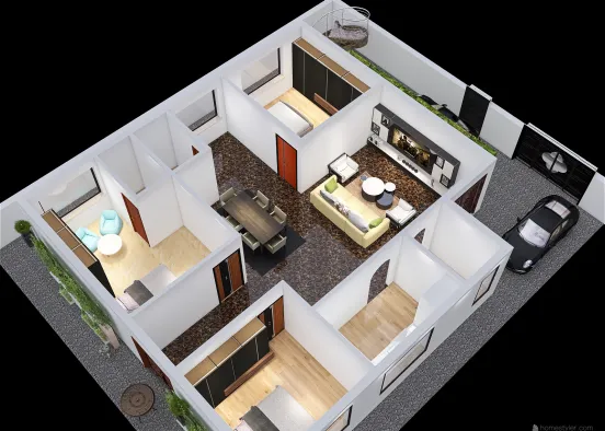 warangal house floor plan Design Rendering