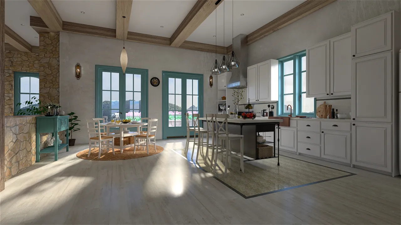 Kitchen 3d design renderings