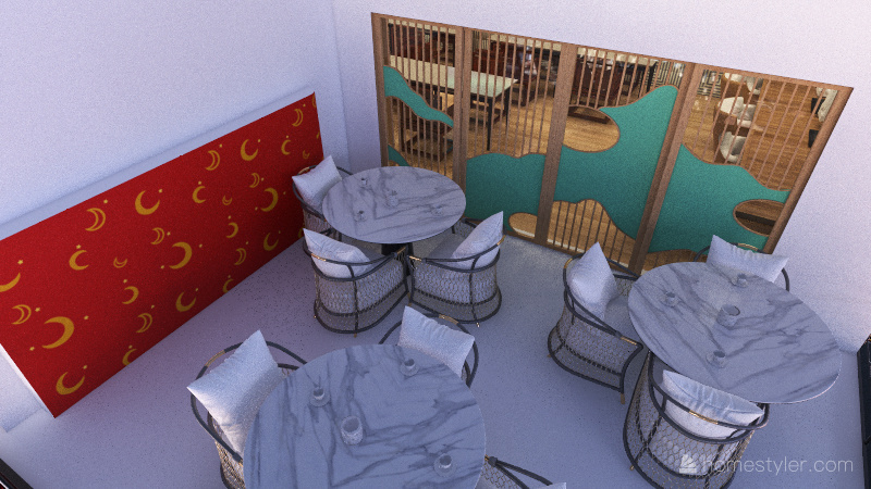 travelers lounge 3d design renderings