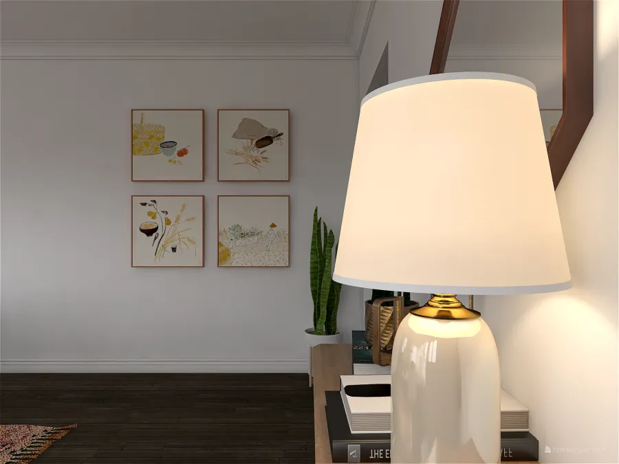Jo's Living room 3d design renderings