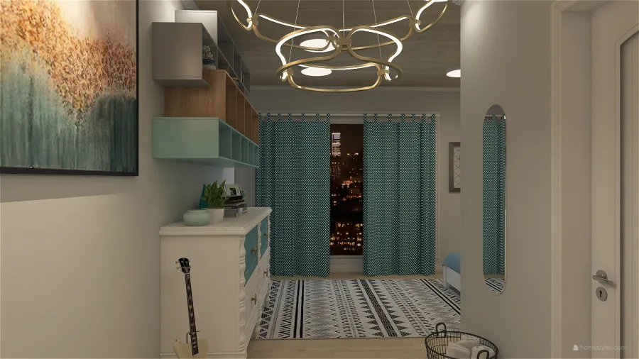 Large Apartment 3d design renderings