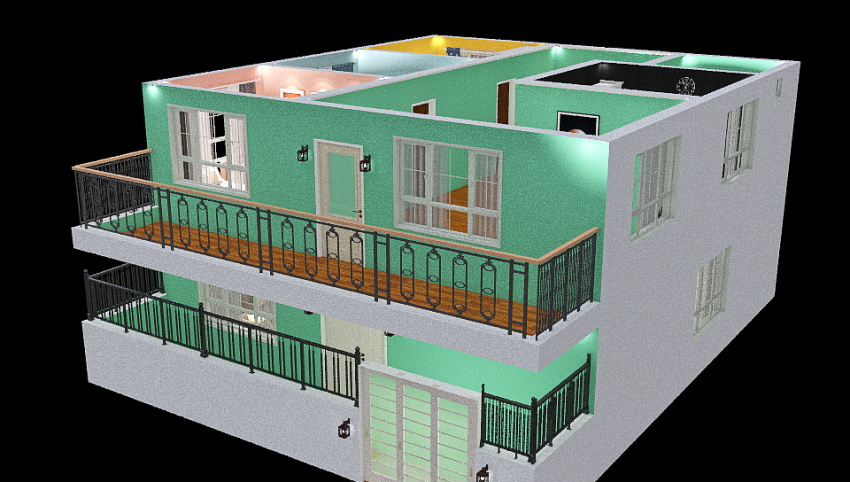 A Simple and Typical House 3d design picture 247.51