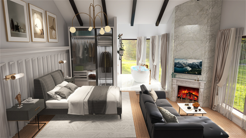 Tinyyy Villa 3d design renderings