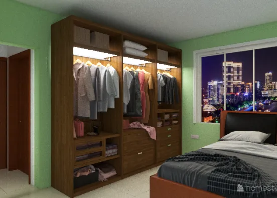 pappu bedroom Design Rendering