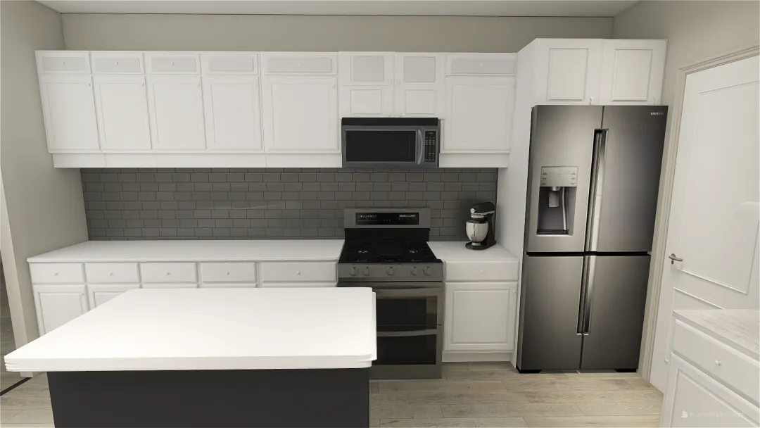 Rene Kitchen 3d design renderings