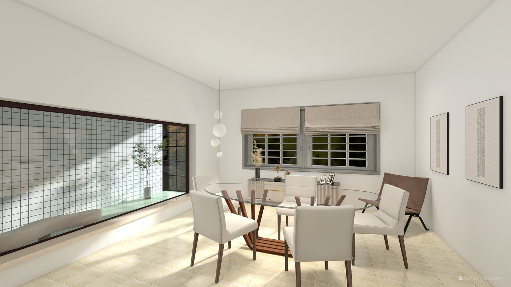 Italian minimalist 3d design renderings