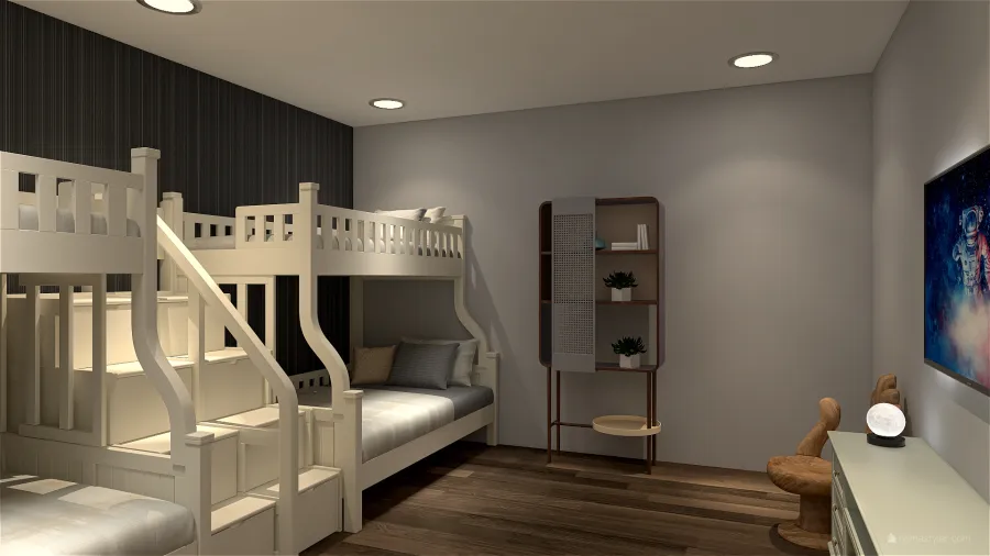 Guest Bedroom2 3d design renderings