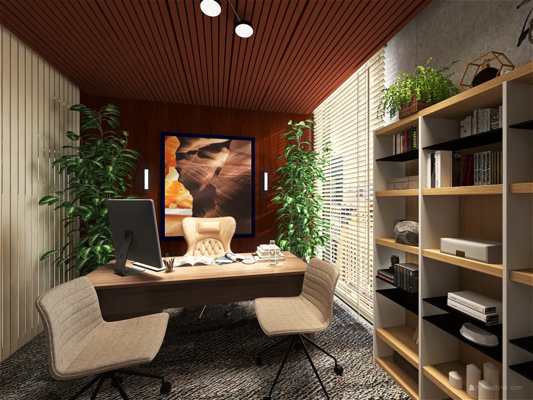 D&E office 3d design renderings