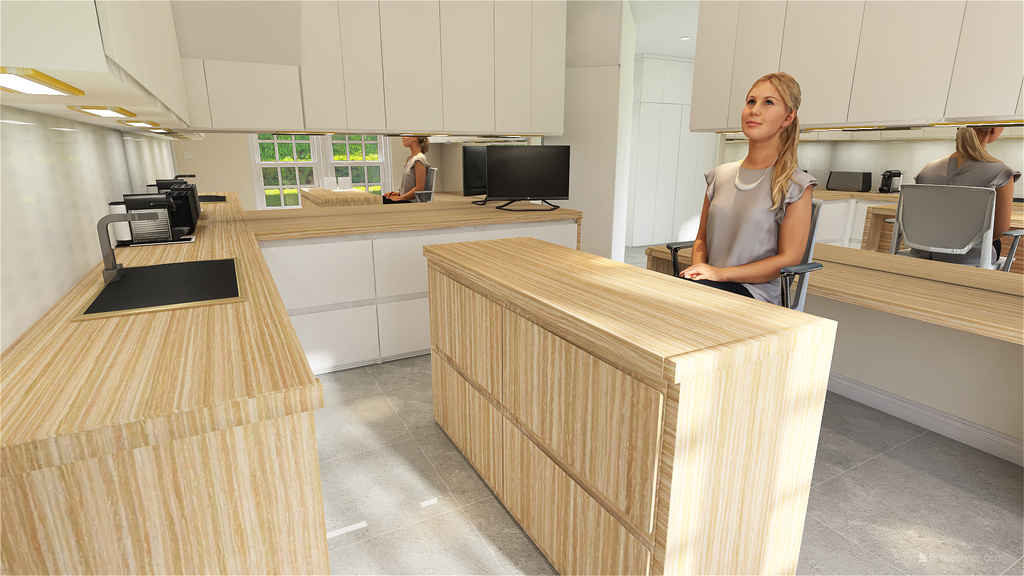 Butler's Pantry / Craft 3d design renderings