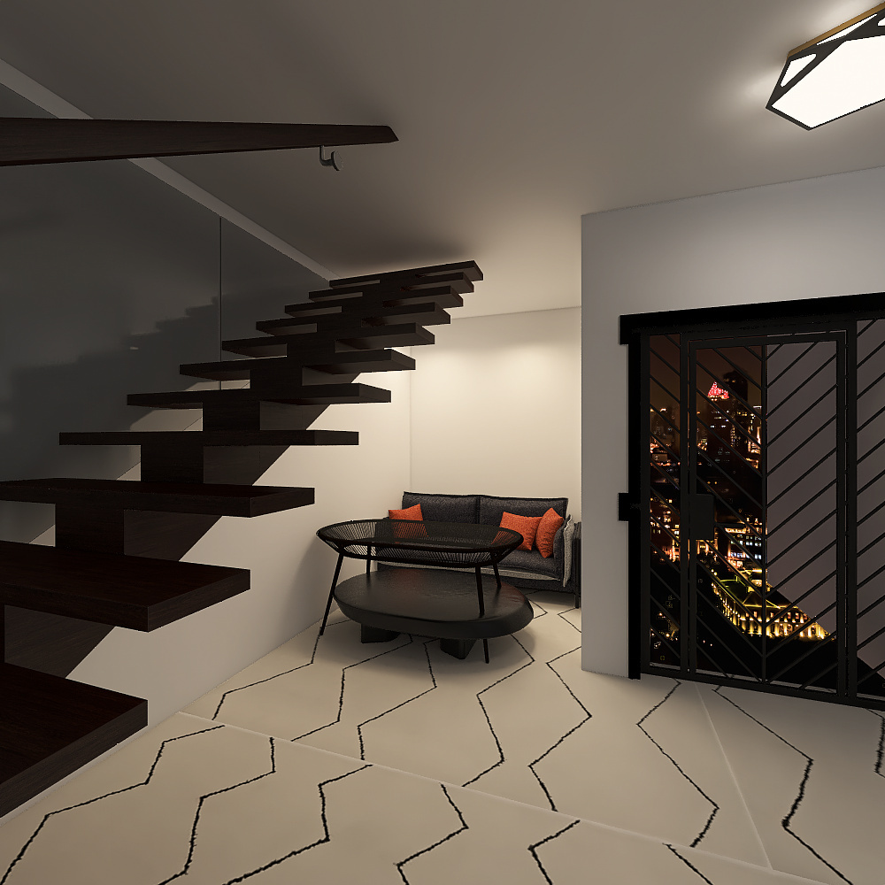 A modern home 3d design renderings
