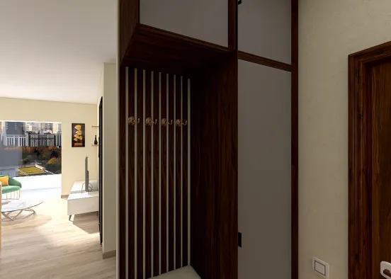 Copy of One bedroom flat Design Rendering