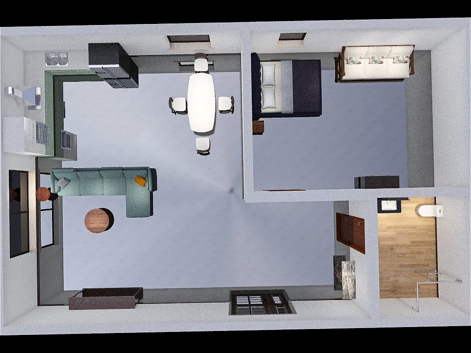 Eco-home 3d design renderings