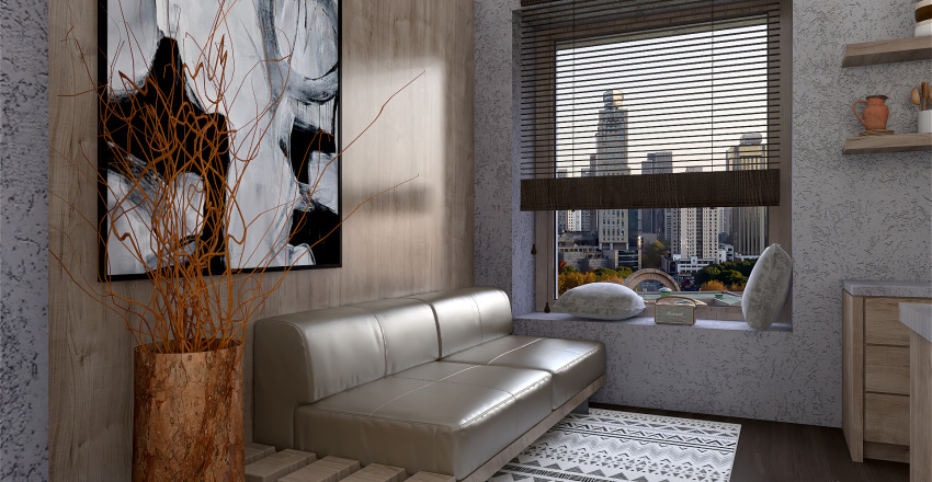 City Flat 3d design renderings