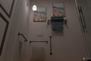 Bathroom Discap. Design Rendering