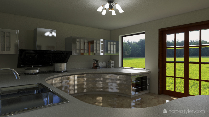 Dream Kitchen Interior Design Render