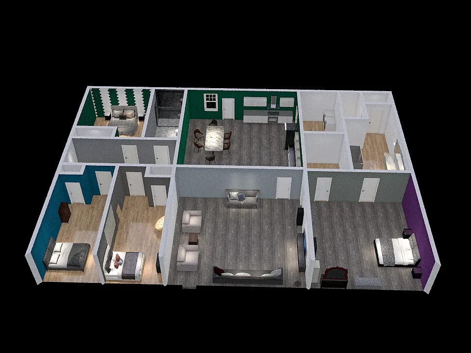 House 3d design renderings