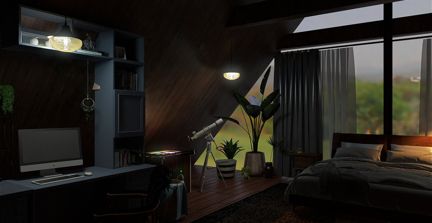 Cabin Interior (Rough Draft) Interior Design Render
