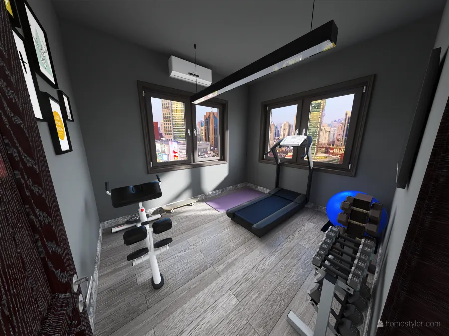 fitness 3d design renderings