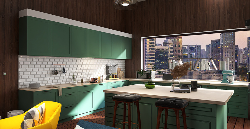 Cabin Interior (Rough Draft) Interior Design Render